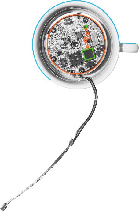 Trinkbare Daten - simplexion GmbH - IoT Producer - Kaffeetasse mit IoT